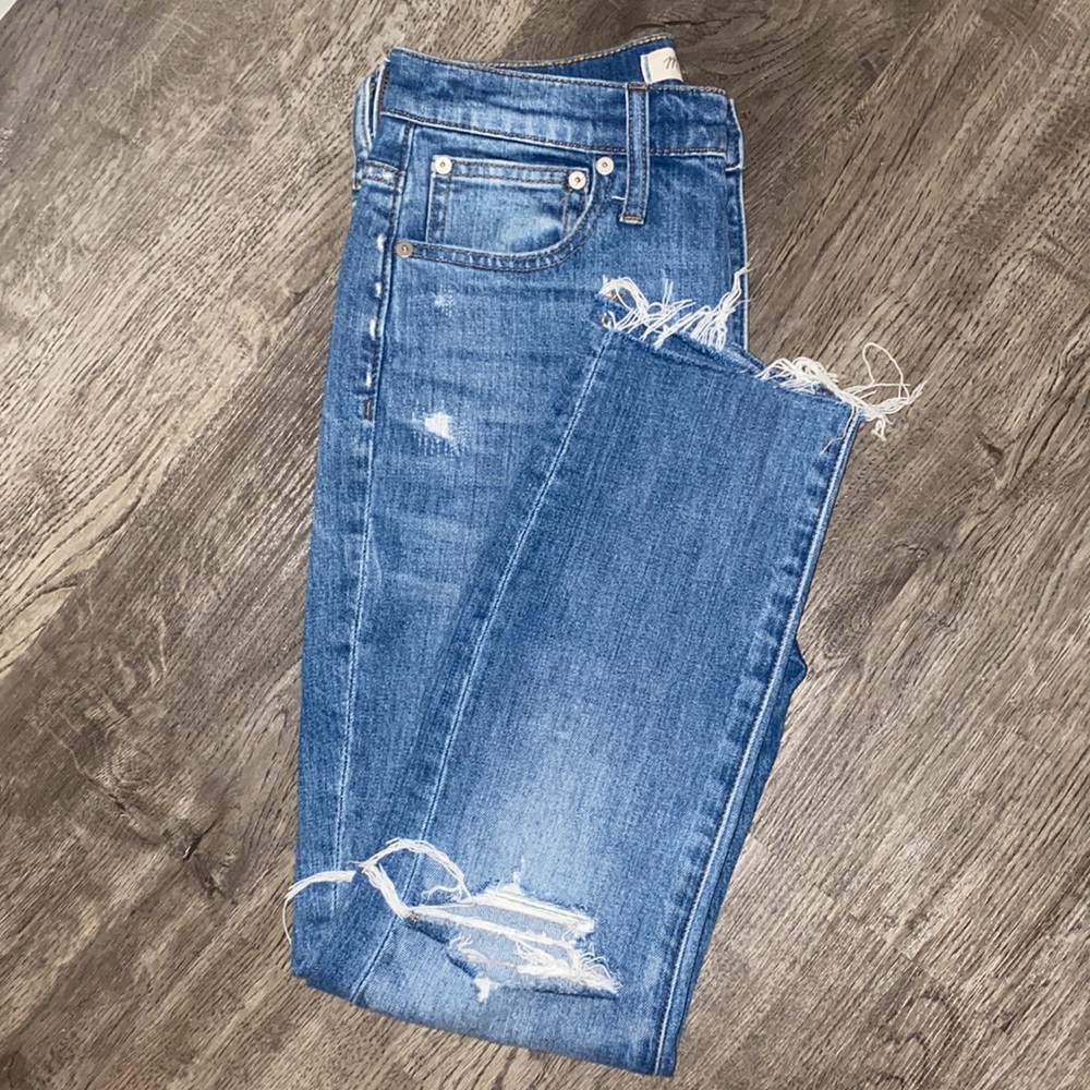 Madewell High-rise Slim Boyjean.